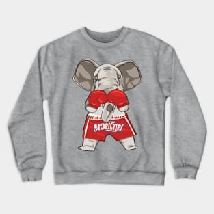 Muay Thai Elephant Crewneck Sweatshirt